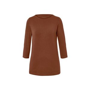 Tričko s trojštvrťovými rukávmi, koňakové vyobraziť