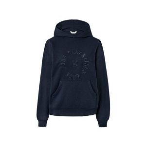 Mikina s kapucňou, tmavomodrá vyobraziť