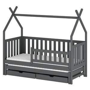 Posteľ Domček Tytus 80x160 grafit vyobraziť