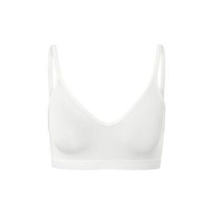 Bezšvová mäkká podprsenka, biela vyobraziť