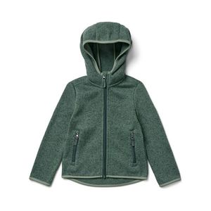 Detská bunda z pleteného flaušu vyobraziť