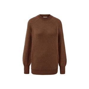Pletený pulóver, koňakový vyobraziť