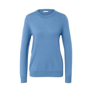 Pulóver z jemnej pleteniny s kašmírom, modrý vyobraziť