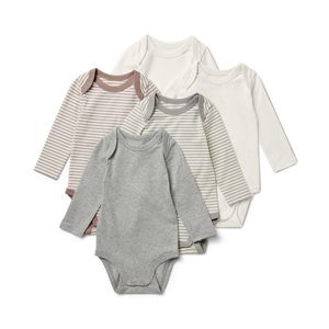 Body pre bábätká s možnosťou prispôsobenia veľkosti, 5 ks vyobraziť