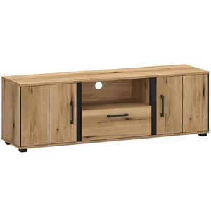 TV stolík Kendal B 2d1s Light + Black vyobraziť