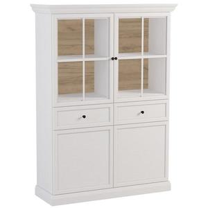 Vitrína Lucca W4D2S biela opálová vyobraziť