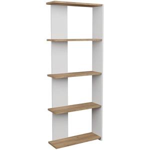 Regál FD-AERSBS-021 biela/prirodzené vyobraziť