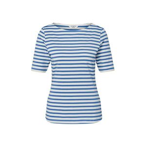 Tričko s polodlhým rukávom, modré pásiky vyobraziť