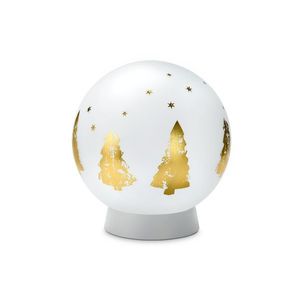 Solárna svietiaca sklenená guľa vyobraziť