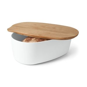 Chlebovnica s doskou na krájanie vyobraziť