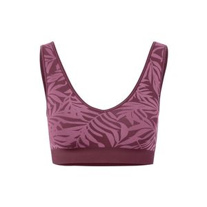 Bezšvová športová podprsenka, slivková vyobraziť