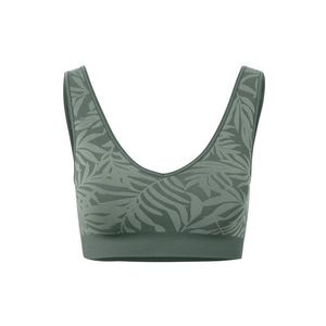 Bezšvová športová podprsenka, šalviová vyobraziť