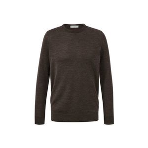 Pulóver z merino vlny, hnedý vyobraziť