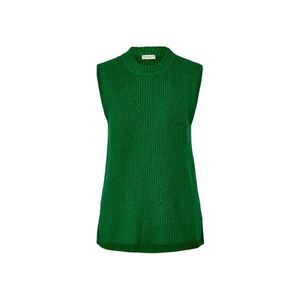 Pletená vesta, zelená vyobraziť
