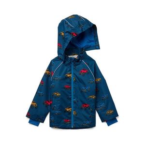 Detská termobunda do dažďa, nákladné auta vyobraziť