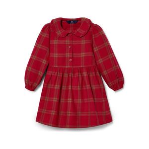 Detské tkané šaty, kárované vyobraziť