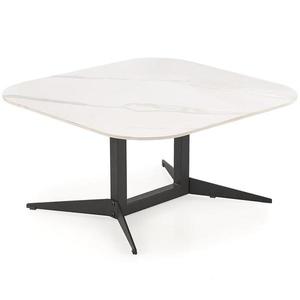 Konferenčný stolík Borna biela mramor/čierna vyobraziť