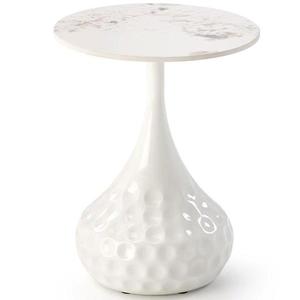 Konferenčný stolík Verde biela mramor/biela vyobraziť