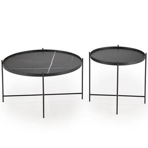 Konferenčný stolík Julieta čierna mramor/čierna vyobraziť