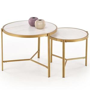 Okrúhly mramorový stolík vyobraziť