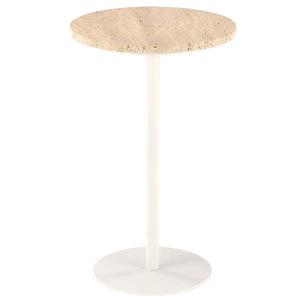 Konferenčný stolík Traverso S travertín/biela vyobraziť