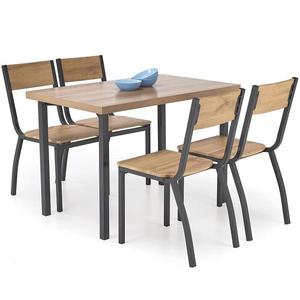 Jedálenská zostava Milton 1+4 70x110 prírodné/čierna vyobraziť