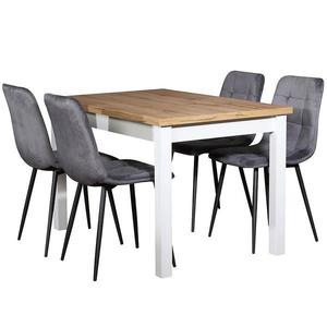 Jedálenská Zostava Fred 1+4 120x80 Artisan/biely vyobraziť