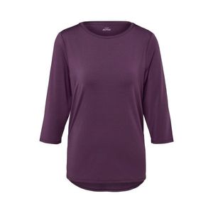 Funkčné tričko s 3/4 rukávmi, slivkové vyobraziť