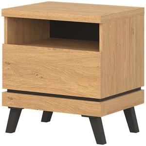 Nočný stolík Ate At16 biela/dub vyobraziť