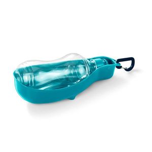 Fľaša na pitie pre psy so zabudovanou miskou vyobraziť