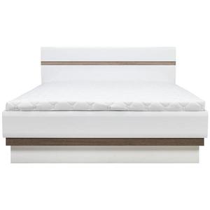 Posteľ Lionel Li12/160 S.P. Dub Sonoma/biela s úložným priestorom vyobraziť