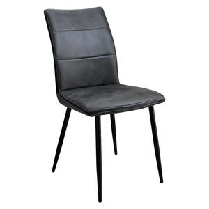 Stolička Caroline čierna vyobraziť