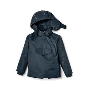 Detská termobunda do dažďa, bridlicovomodrá vyobraziť
