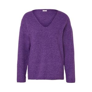 Pulóver z hrubého úpletu, fialový vyobraziť