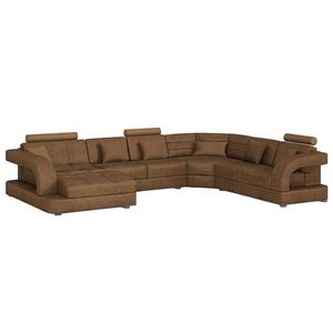 Rohová sedacia súprava Douglas C L Morena 7 hnedý vyobraziť