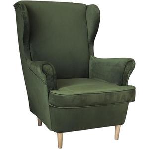 Kreslo Kingston Royal 51 00/1, olivovozelené vyobraziť