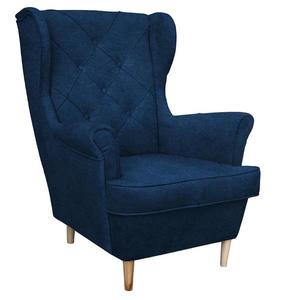 Kreslo Kingston Bis Holland 86 00/1, námornícka modrá vyobraziť