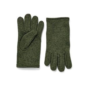 Rukavice z pleteného flísu, kaki vyobraziť