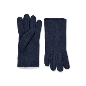 Rukavice z pleteného flísu, tmavomodré vyobraziť