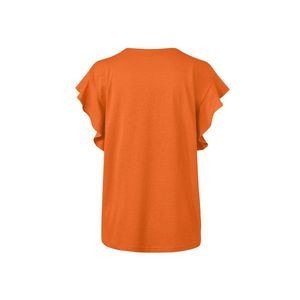 Tričko s volánom, oranžové vyobraziť