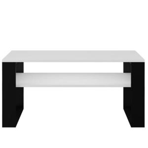 Konferenčný stolík Modern 1p Biela/Čierna vyobraziť