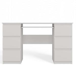 Písací stôl Kuba Biela Mat Antracit vyobraziť