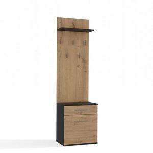 Vešiak Duo Antracit/Artisan vyobraziť