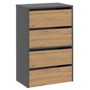 Skrinka na topánky Modo X2 Antracit/Artisan vyobraziť