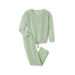 Pyžamo z plyšovej pleteniny, zelené vyobraziť