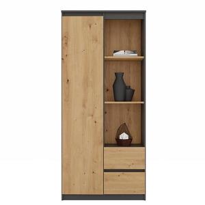 Regál KancelárskI Rs-80 Bily Antracit/Artisan vyobraziť