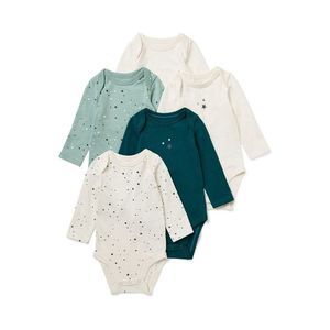 Body s dlhými rukávmi, 5 ks vyobraziť