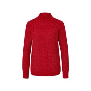 Pulóver z hrubého úpletu s vrkočovým vzorom vyobraziť