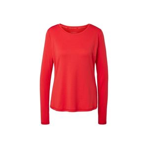Športové tričko s dlhým rukávom, červené vyobraziť