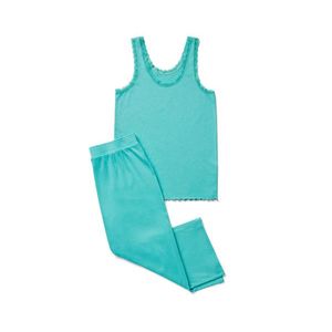 Pyžamová súprava z rebrovanej tkaniny vyobraziť